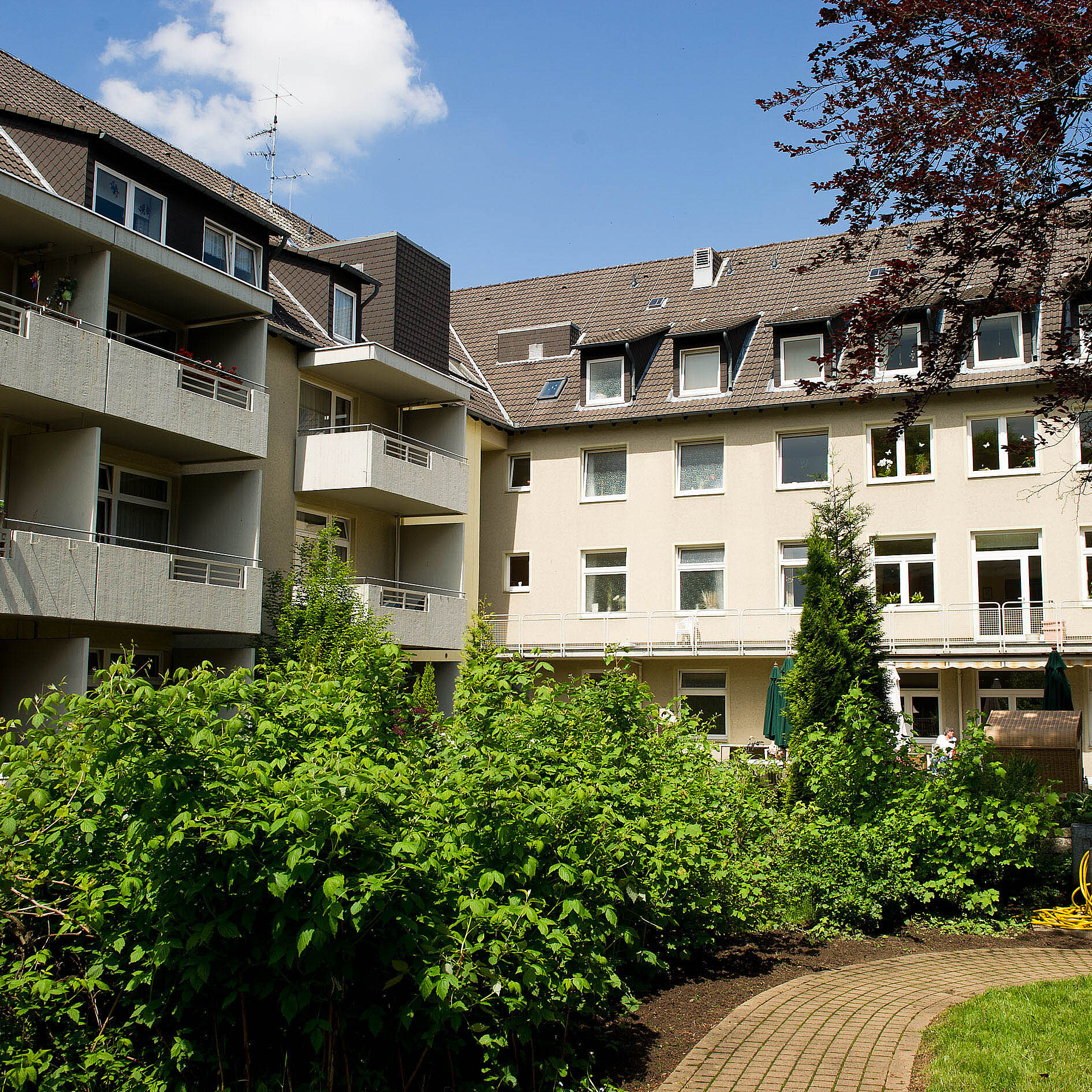 Gebäudeansicht von außen.